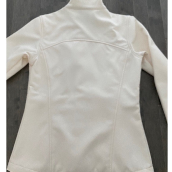 ~ SOLD ~THE NORTH FACE Small Women's Apex Windproof Soft Shell Jacket Coat White - Picture 2 of 12